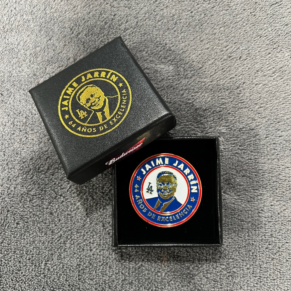 Jaime Jarrin Commemorative Pin NEW in Box